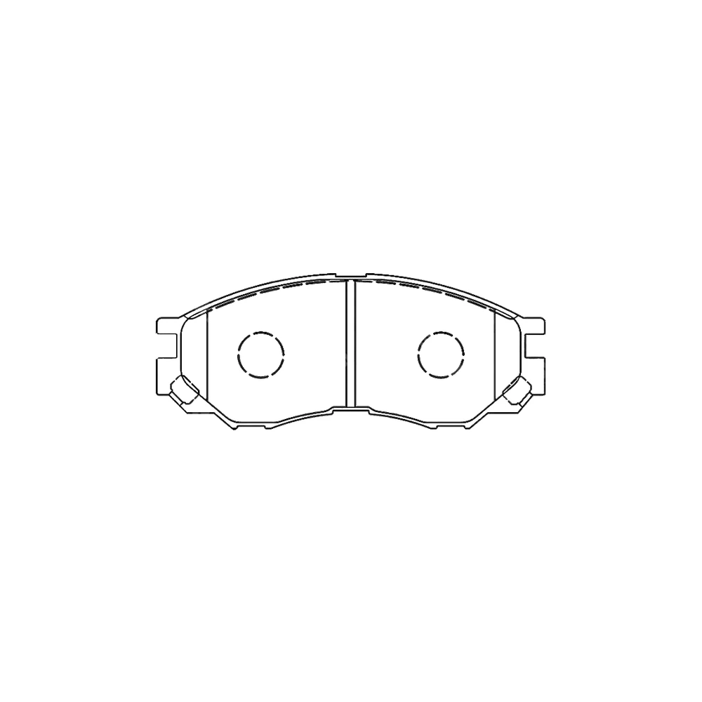 CHANGFENG CHENGLONG MITSUBISHI MR 205 256 Front Axle Disc Brake Pad
