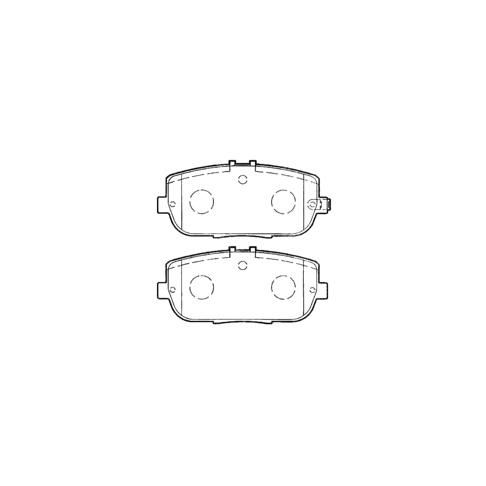 MAZDA NFY7-24-46Z Rear Axle Disc Brake Pad