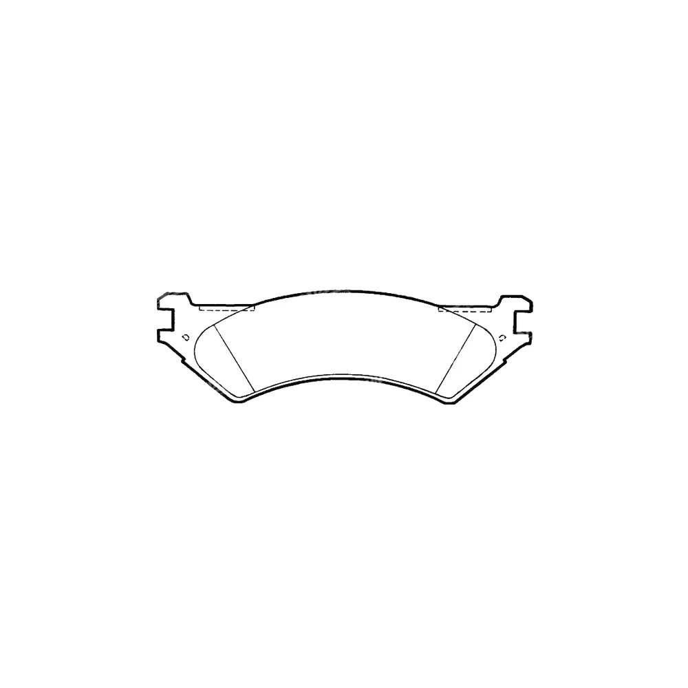 FORD XC2Z-2200-AA Front Axle Disc Brake Pad